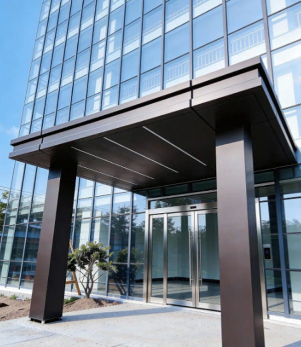 工厂门头装饰铝单板